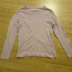 Light Dusty Pink Long Sleeve Top